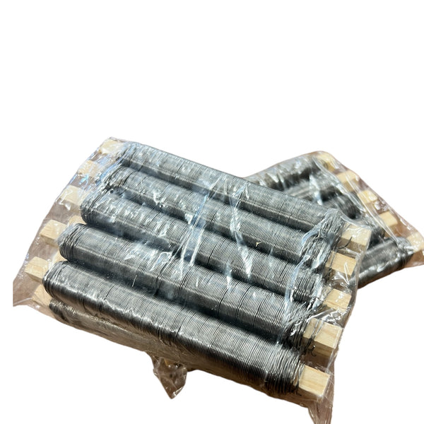 Wire - Black Mossing wire on stick-100g Pack of 10