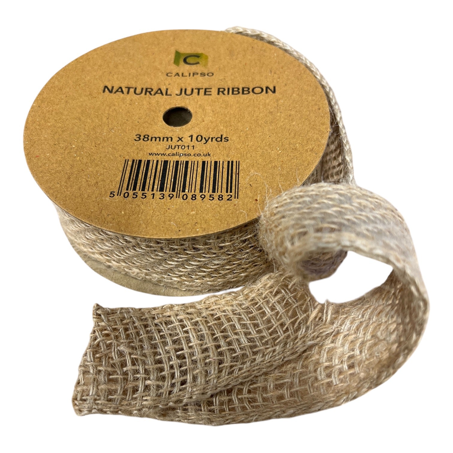 BOX OFFER Ribbon Natural Jute - 38mm x 10yards BOX OFFER-36 Rolls