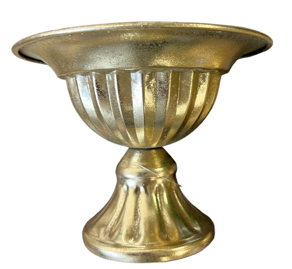 ZINC- Gold Footed Bowl Top Diameter TD16.5cm x H11.5cm