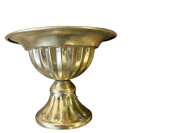 ZINC- Gold Footed Bowl Top Diameter TD16.5cm x H11.5cm